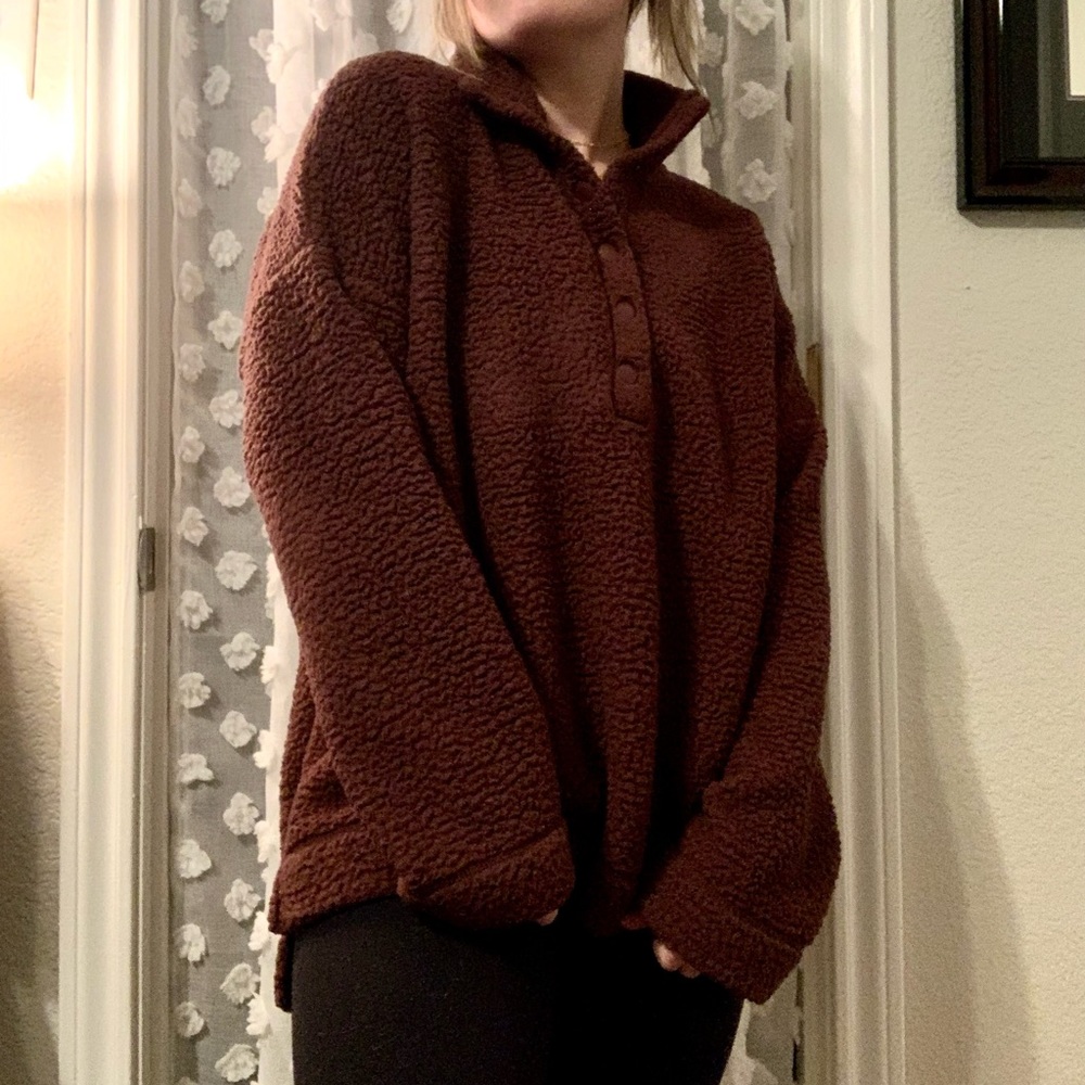 Aerie Sherpa Pullover